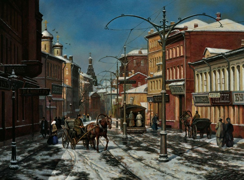 Художник Сатаров Старая Москва.