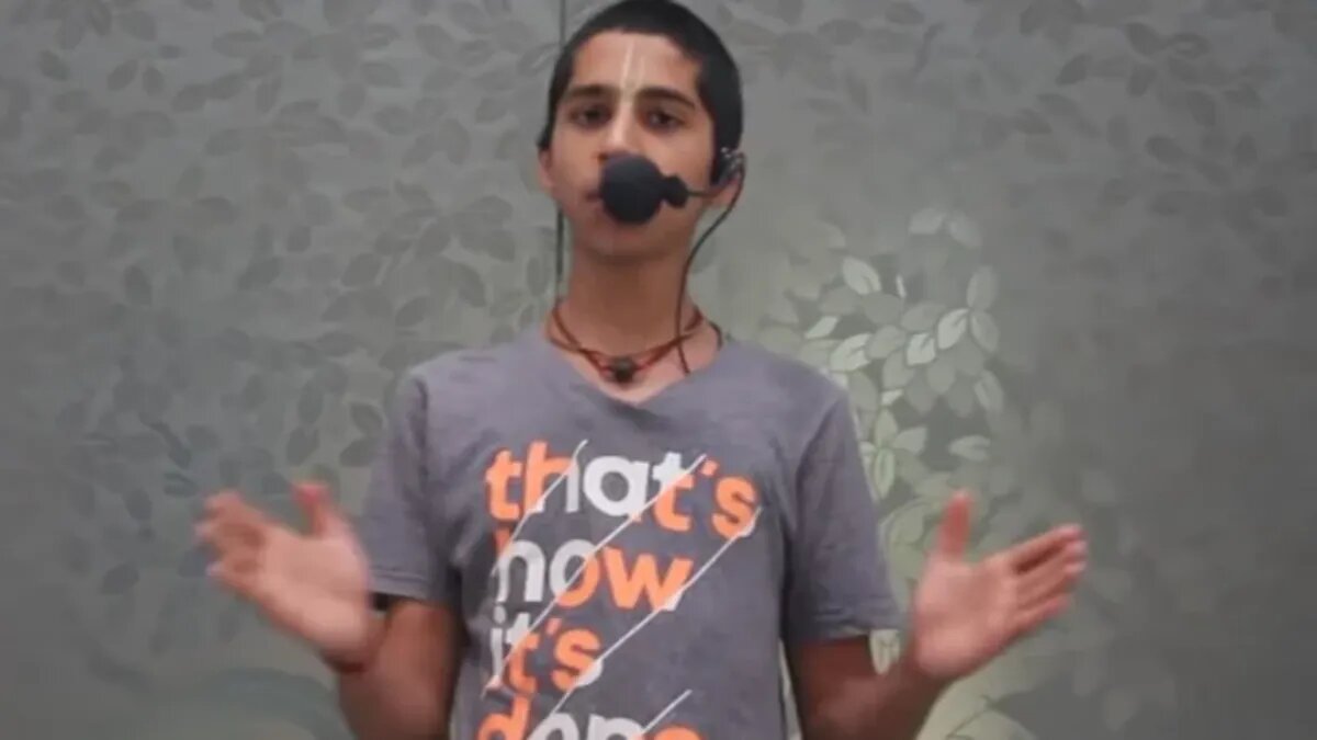 Юный предсказатель из Индии по имени Абхигья Ананд. Фото: Кадр из видео