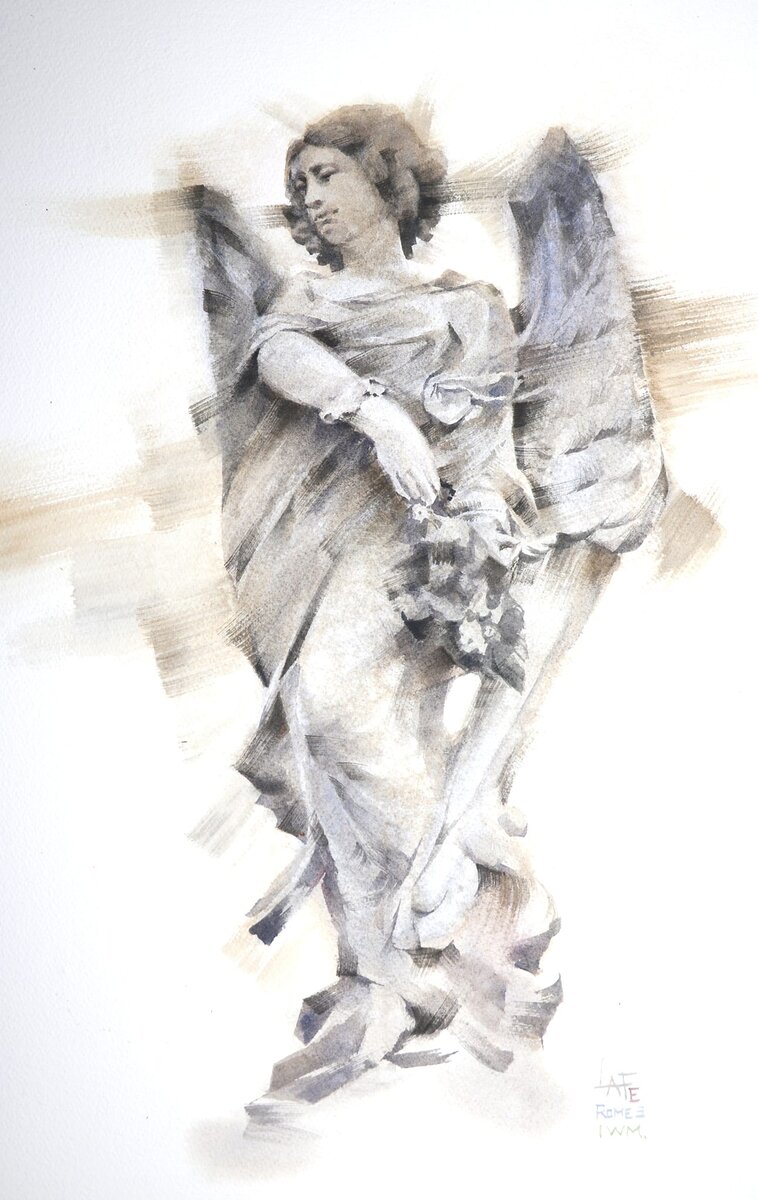 Одна из вдохновлённых Римом работ ЛаФе. (Листайте галерею дальше) 