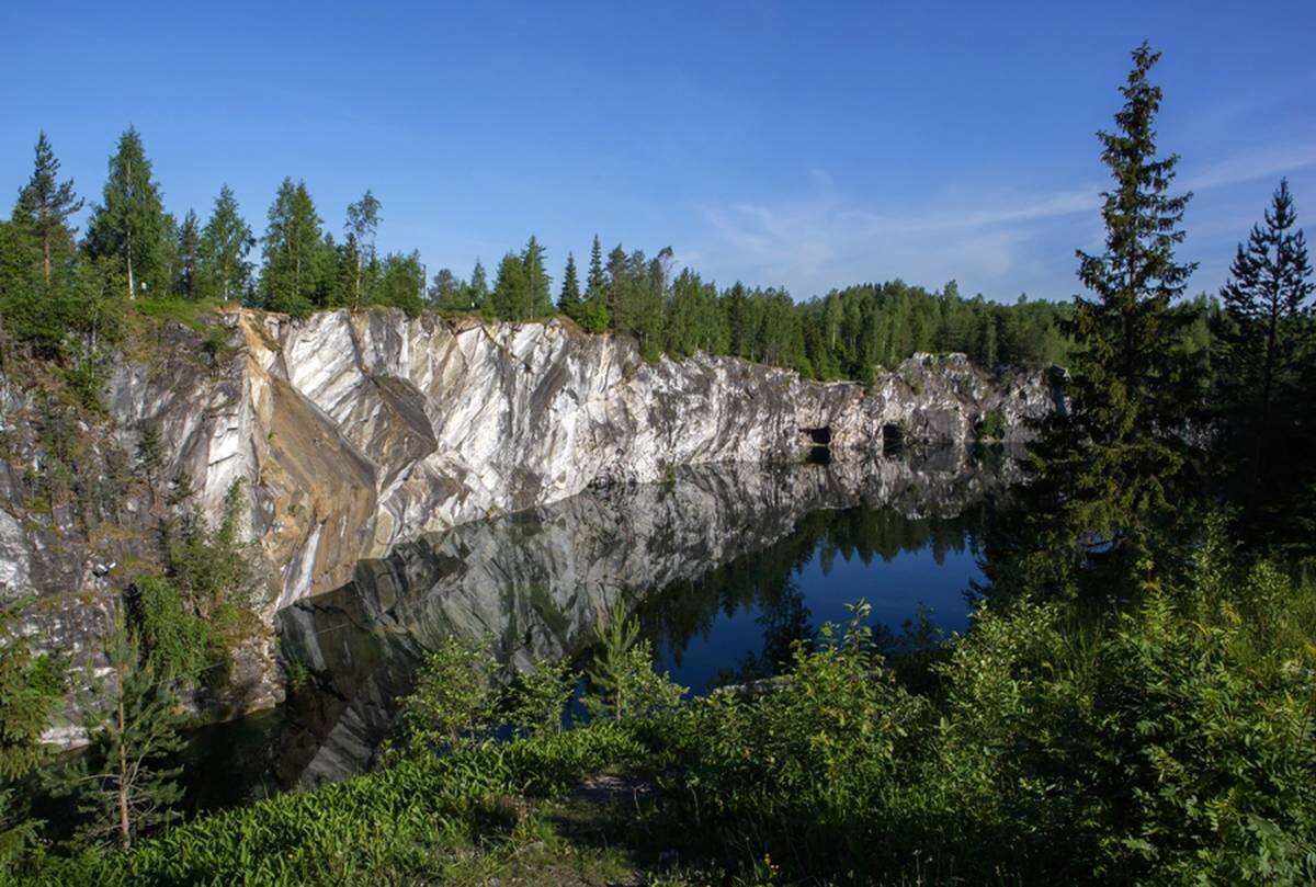    горный парк Рускеала / Фото: пресс-служба Главы Республики Карелия