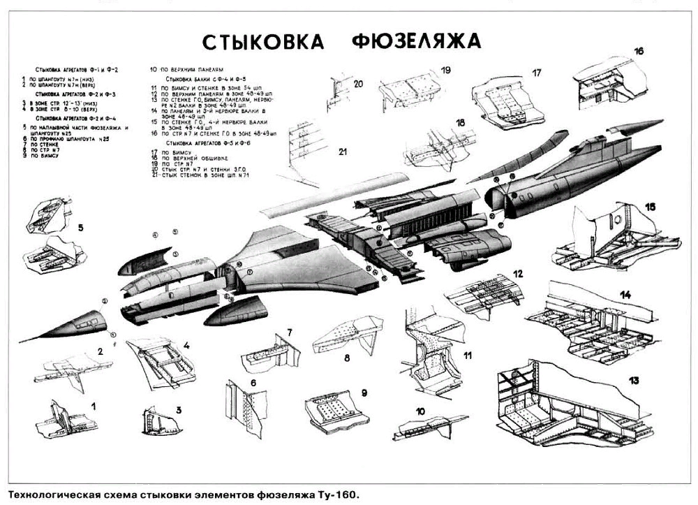 Ту 160 звезда схема окраски