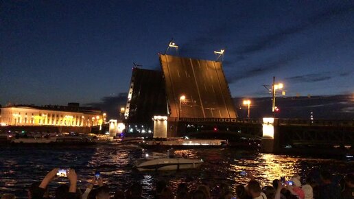 Фото развода мостов в санкт петербурге