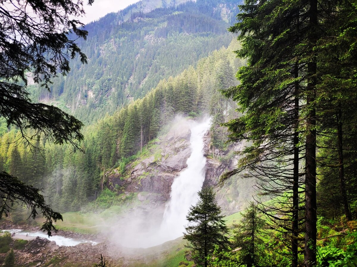 Водопад Криммль, Австрия 