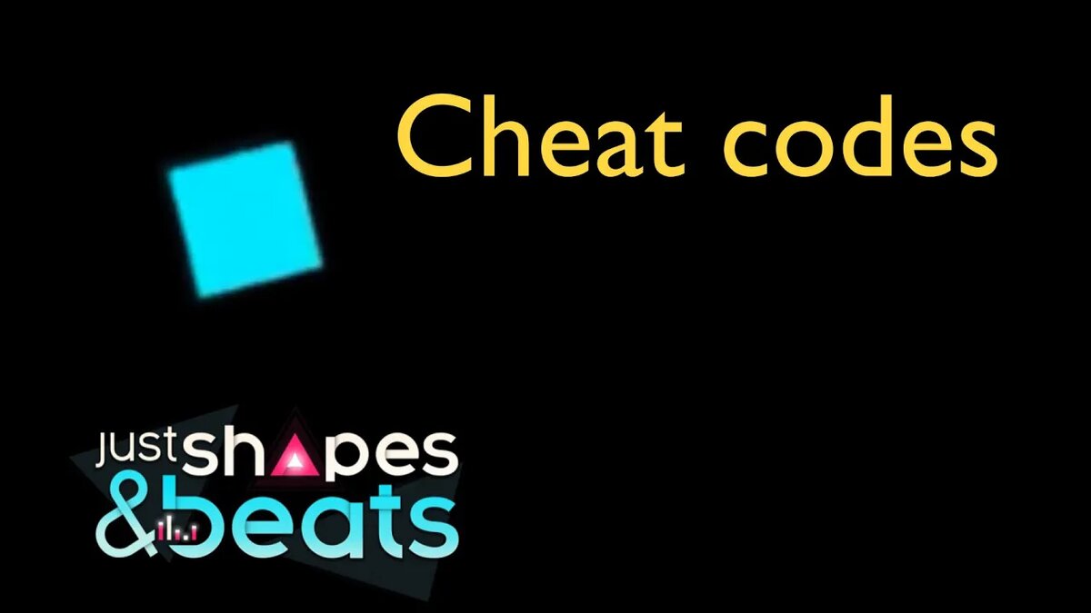 just shapes and beats cheat codes by nitro fun