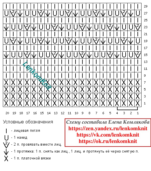 Пуловер с запАхом спицами