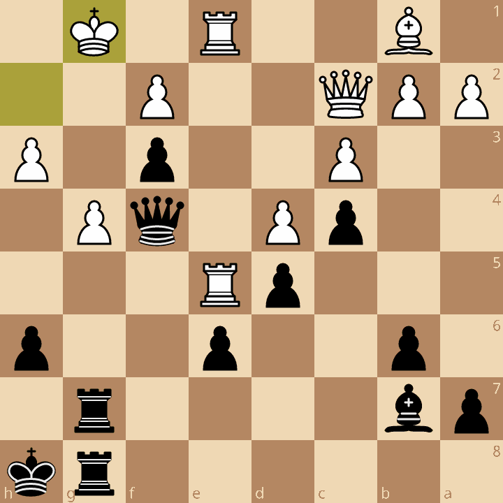 Ход чёрных. Мат в 3 хода