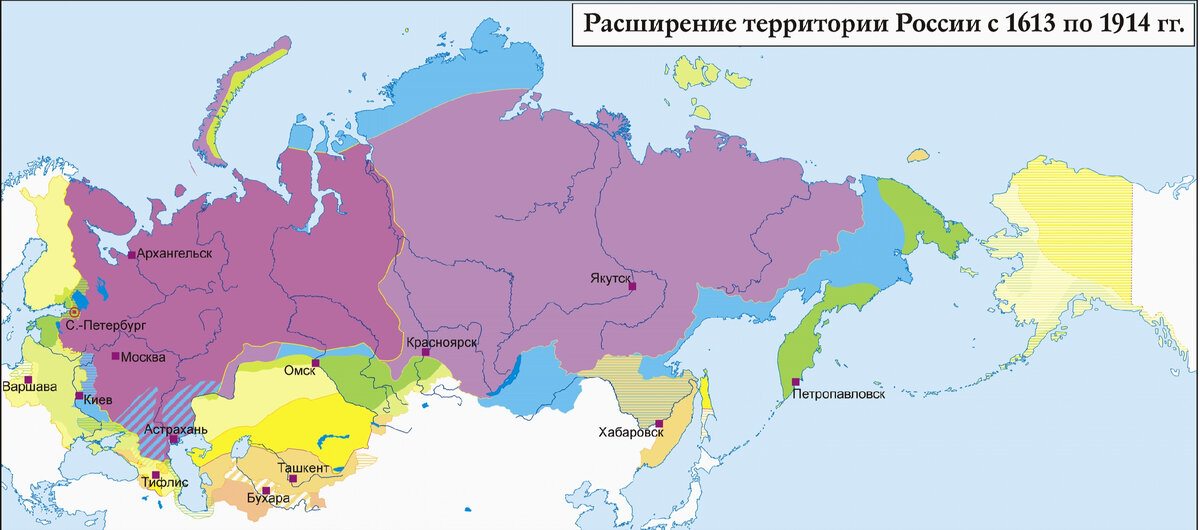 Карта исторических территорий