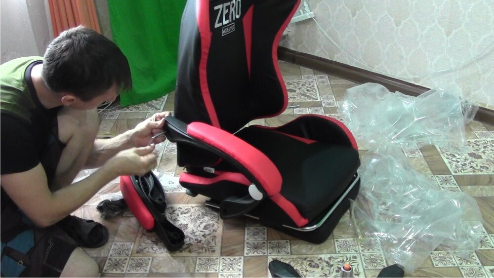 Вот таким, данное игровое кресло было в момент покупки