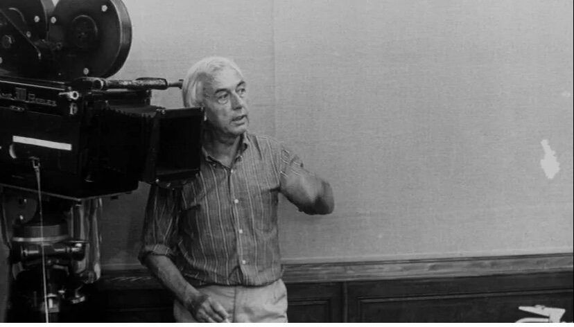Робер Брессон за работой 