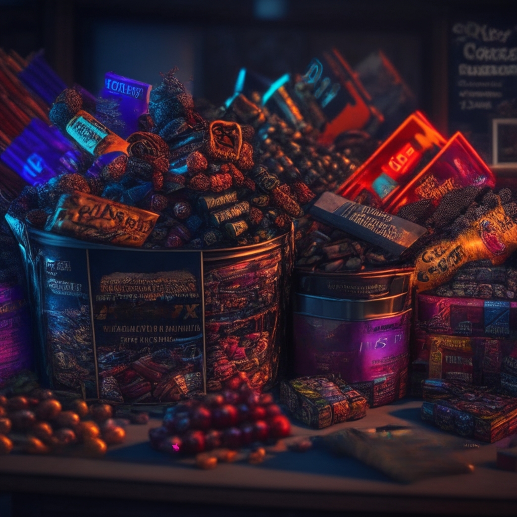 Фото сгенерировано с помощью нейросети gencraft, но именно так для меня выглядела заначка моей мамы.