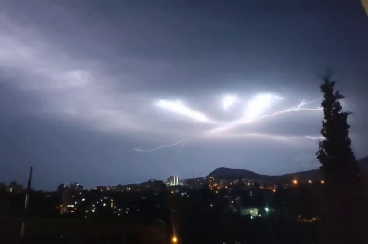    Гроза в Алуште.