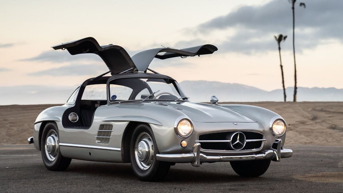 Mercedes Benz 300sl машинка чёрная