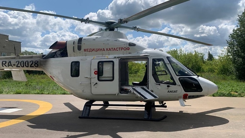    Вертолетная площадка санавиации в Кашире © Пресс-служба администрации г.о. Кашира