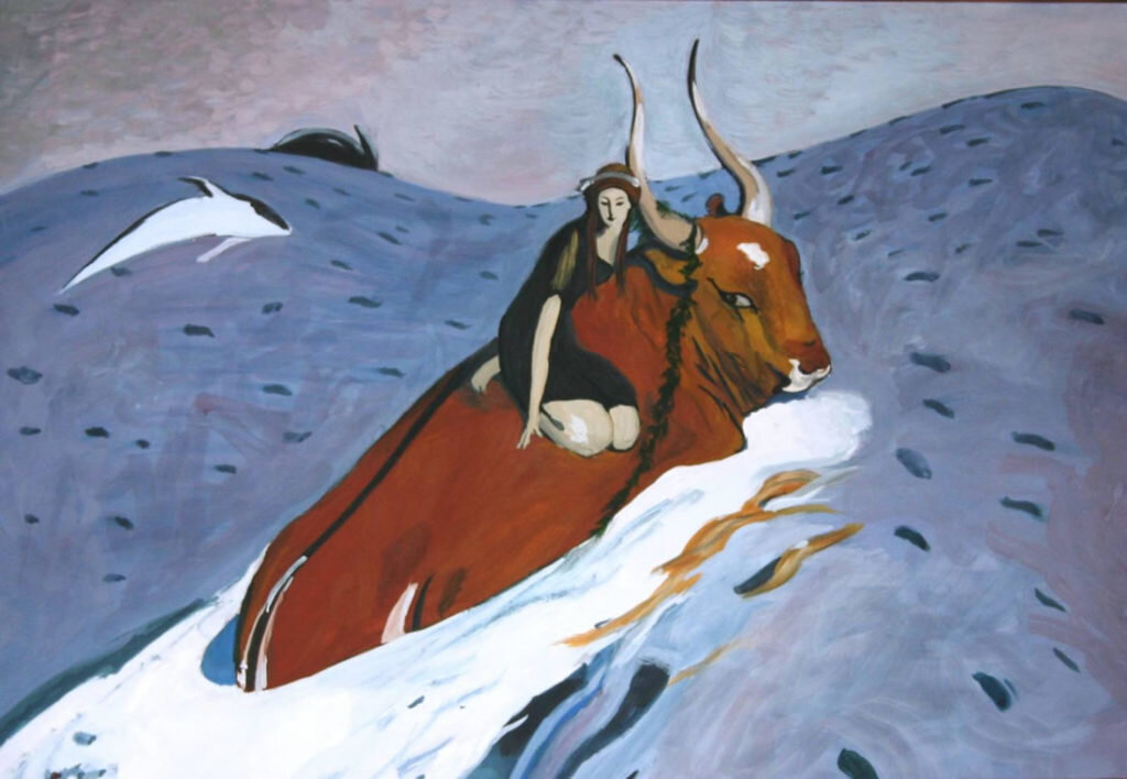 В. Серов. "Похищение Европы", 1910 г.