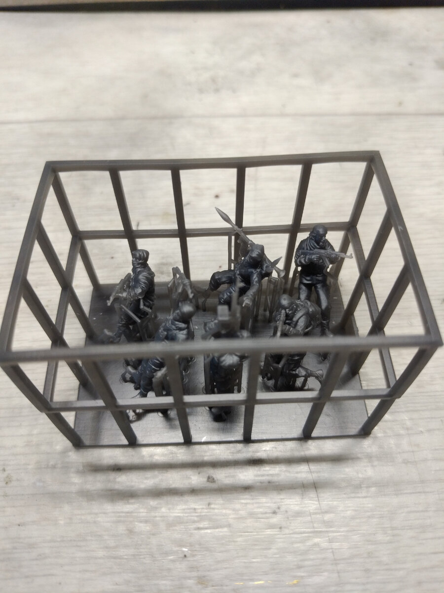 Набор из 3D печати в 72 масштабе