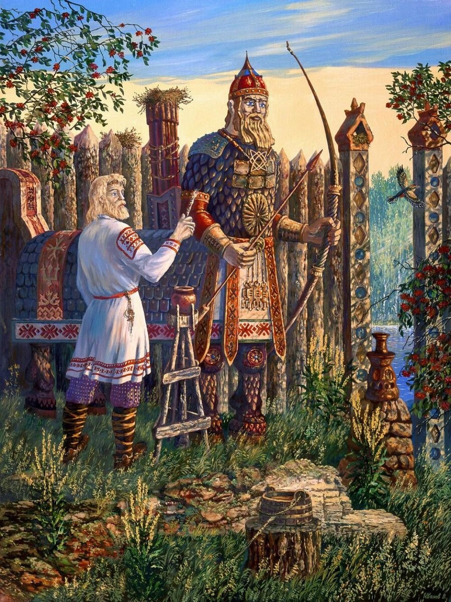 Капище карпских языческих богов.