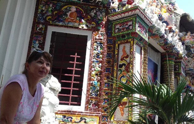 Во вьетнамском буддийском храме в Вунгтау