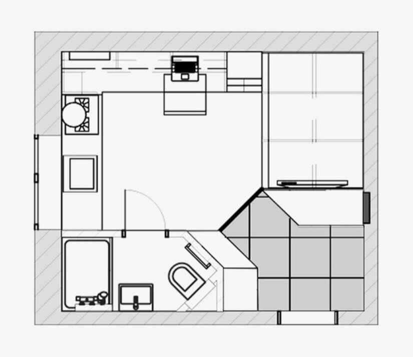 План маленькой квартиры