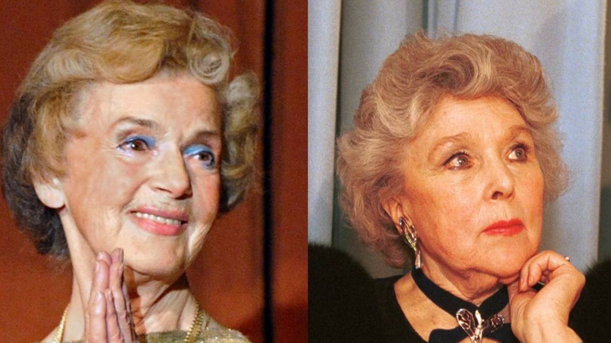    Слева направо: Юлия Борисова на своем бенефисе в Театре им. Вахтангова, 2011 год, Народная артистка СССР Вера Кузьминична Васильева в октябре 2000 года / Фото: Артем Коротаев / ТАСС, PHOTOXPRESS