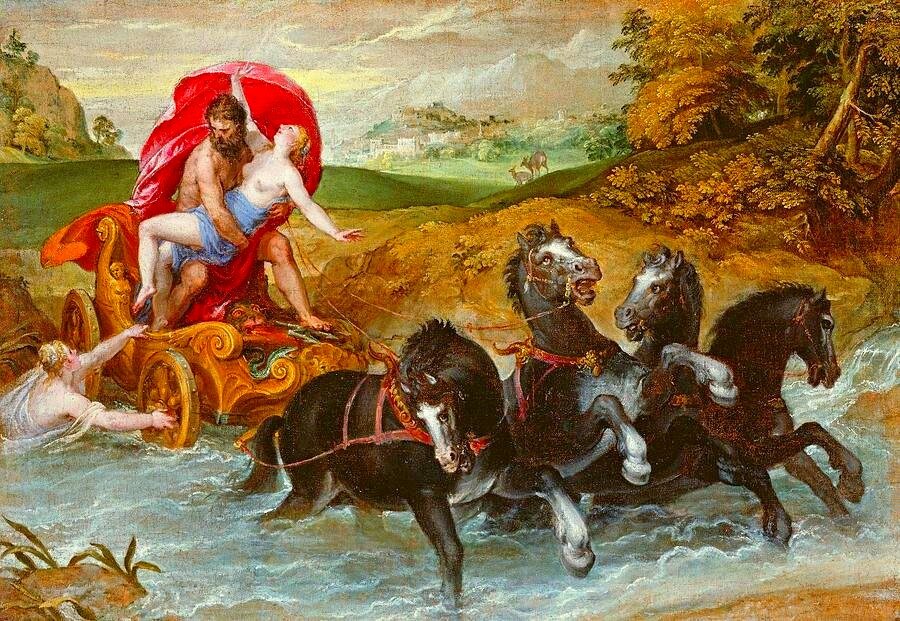 Кристоф Шварц «Похищение Персефоны» (-1592) /Christoph Schwarz «The Rape of Proserpine» (–1592)