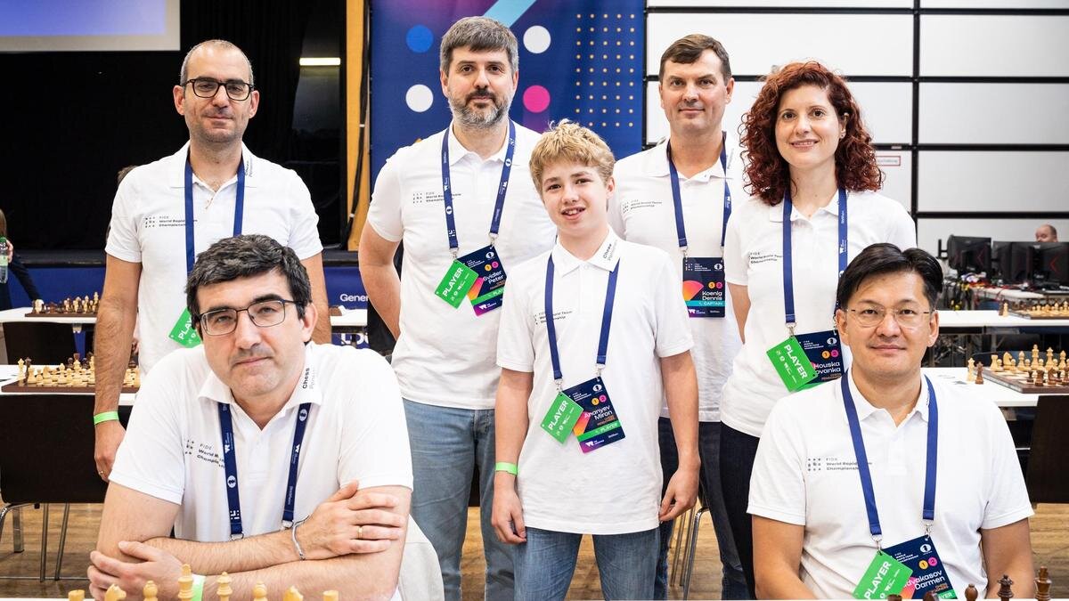    Дармен Садвакасов на чемпионате мира по быстрым шахматам:пресс-служба Казахстанской федерации шахмат