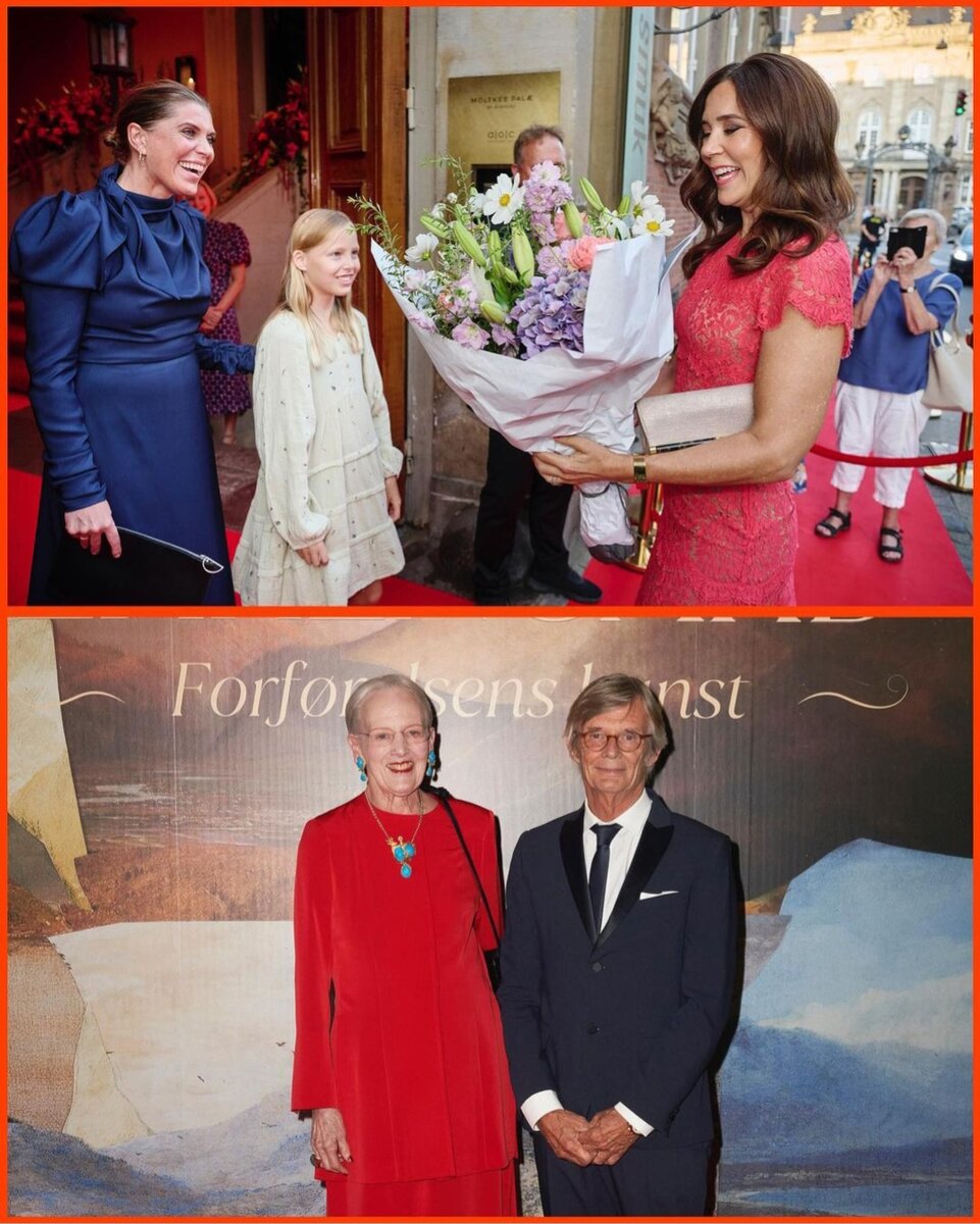 Принцесса Мэри хоть и не участвовала в работе над фильмом, но всё равно получила букет от поклонников.