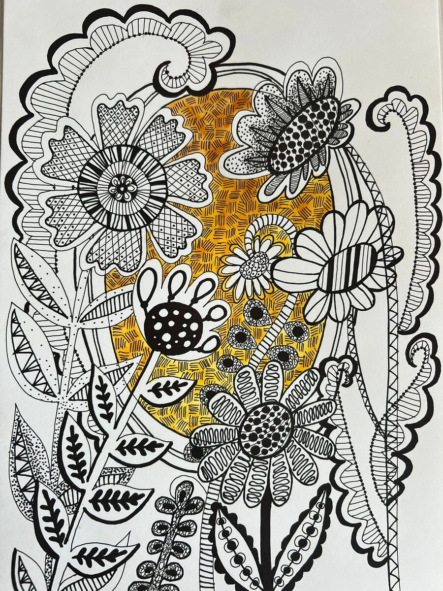 Мастер-класс "Поле цветов"