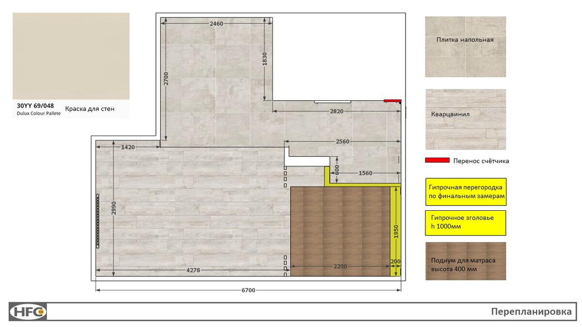Экспресс-дизайн интерьера 26кв.м. Стоимость проекта 8500.-
