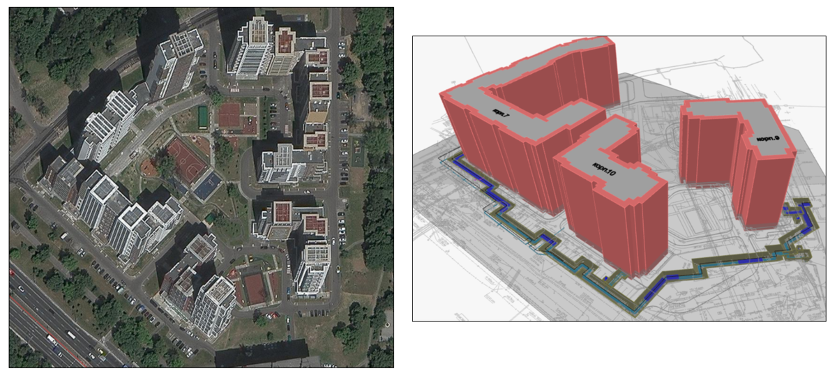 Рис. 1 - Объединенная информационная модель с подложкой