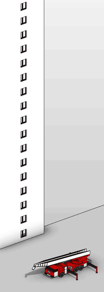 Эвакуационная лестница 3D