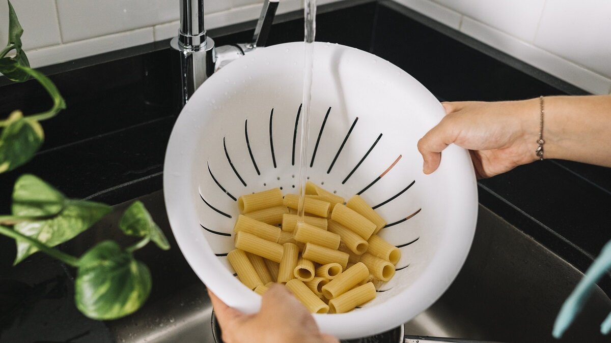    Промывка макарон