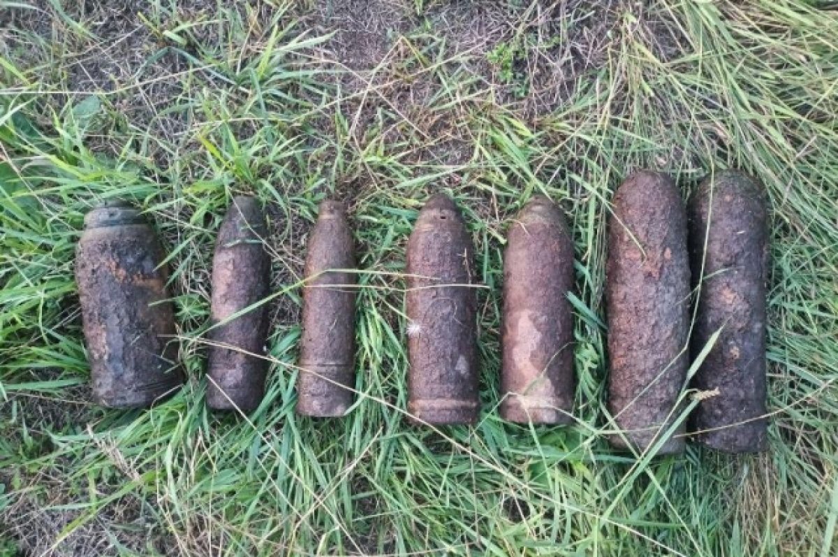    Снаряды времён гражданской войны обнаружили в Бурятии