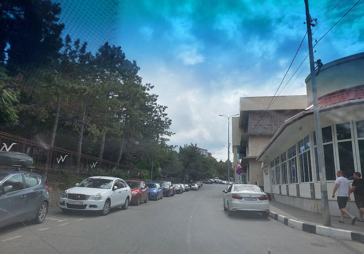 Широкая балка, Краснодарский край, улица вдоль моря, фото автора