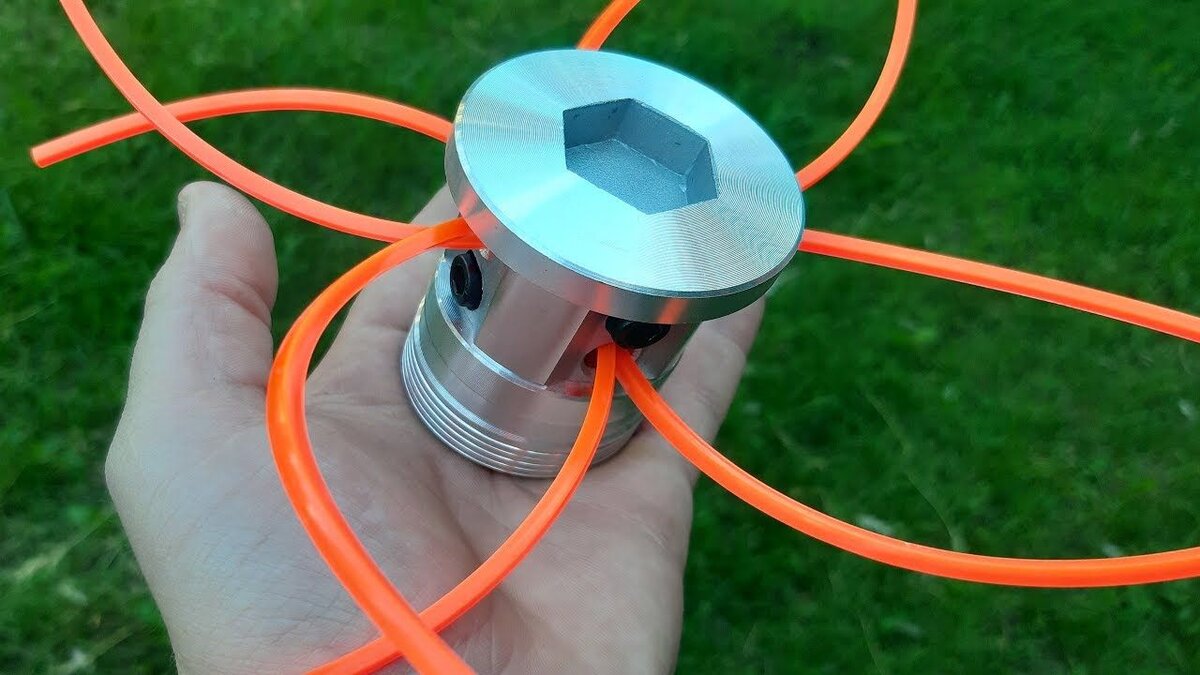 Вечная катушка для триммера существует! Do-it-yourself eternal coil for a trimmer!