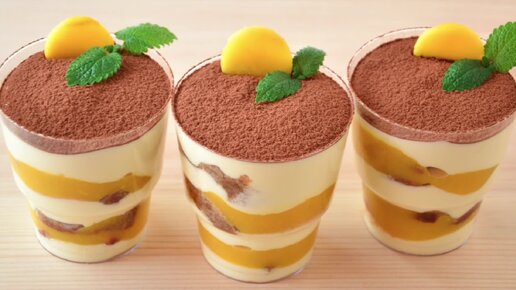 Тирамису с манго ☆ Mango tiramisu