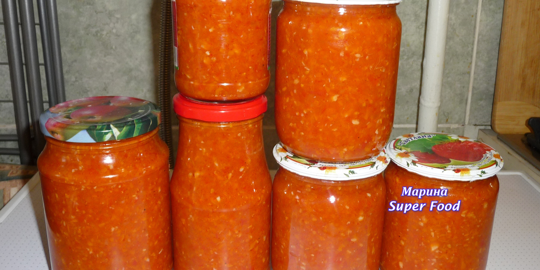 Аджика из помидоров на зиму, самая вкусная! (в этом году сделаю несколько порций, очень нам нравится)