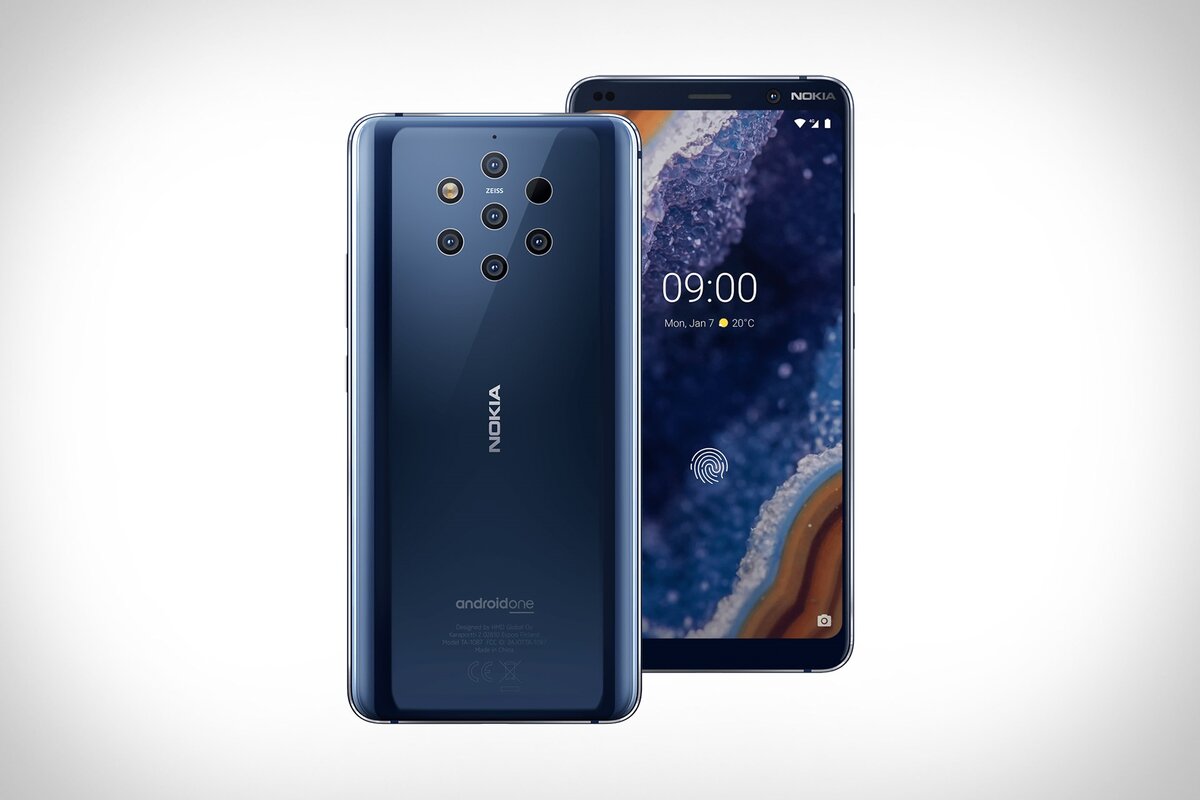 Nokia 9 PureView —стеклянный инновационный камерофон с пятью камерами |  Кнопочные телефоны Rarephones.ru | Дзен