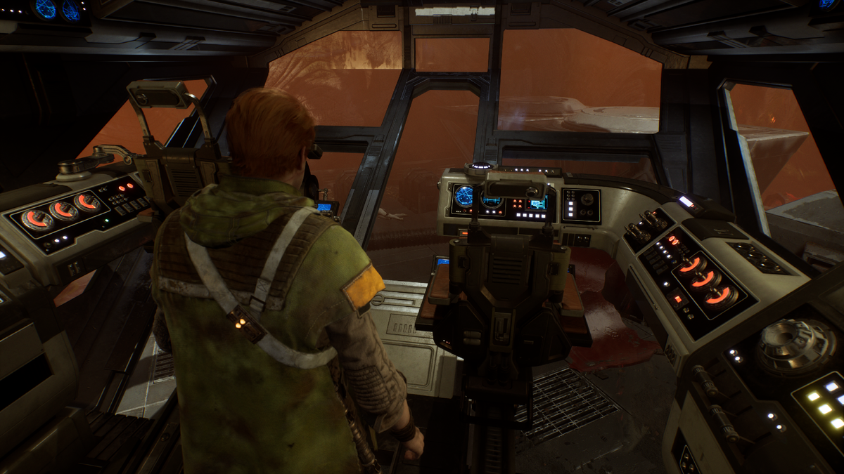 На капитанском мостике «Богомола». Авторский скриншот.