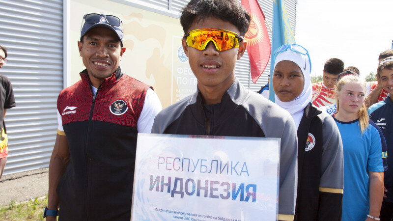     Соревнования на гребном канале в Барнауле. Анна Зайкова