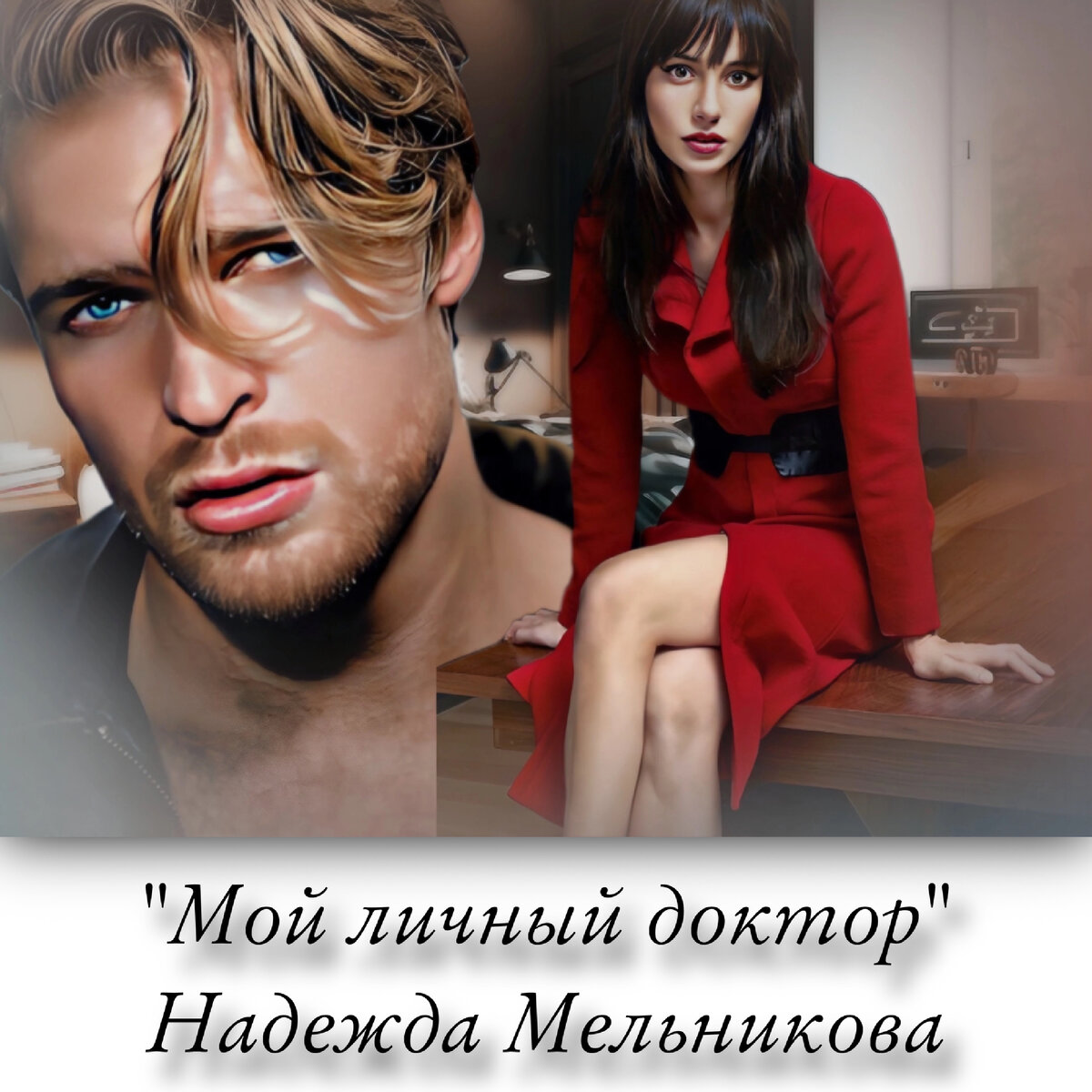 Немножко визуала главных героев юмористического любовного романа «Мой личный доктор». Картинка честно стырина в группе Надежды Мельниковой в VK