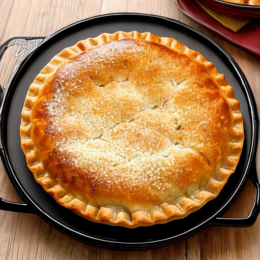 Мясной пирог с закрытым верхом.