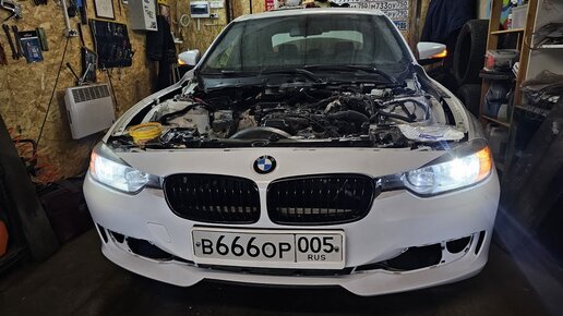 BMW F30 ЗА 230К - СОБРАЛ МОРДУ - ОХЛАЖДЕНИЕ - ЗЕРКАЛА