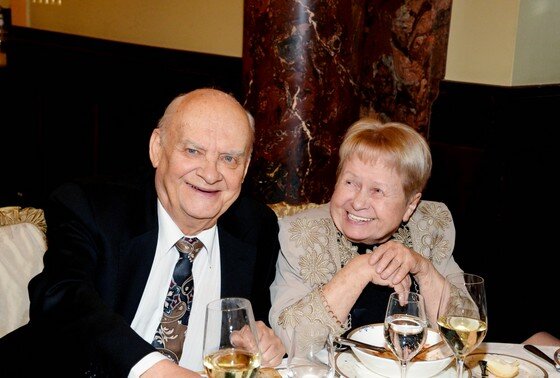    Николай Добронравов и Александра Пахмутова