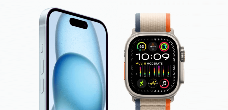    iPhone 15 и Apple Watch Series 9