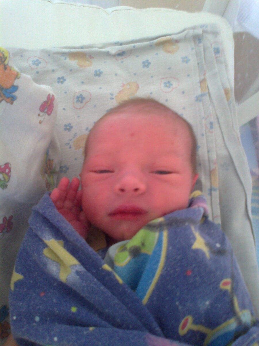 Новорожденный сын