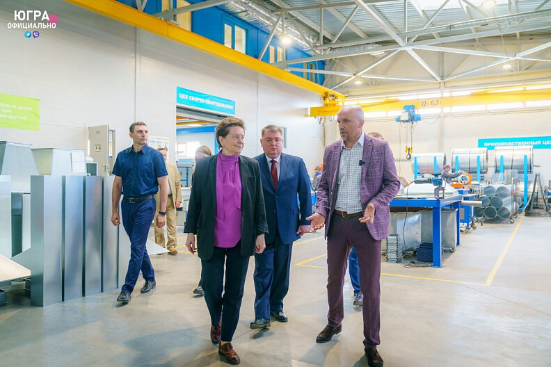 Посещение Губернатором ХМАО-Югры Нижневартовского Завода Вентиляционного Оборудования
