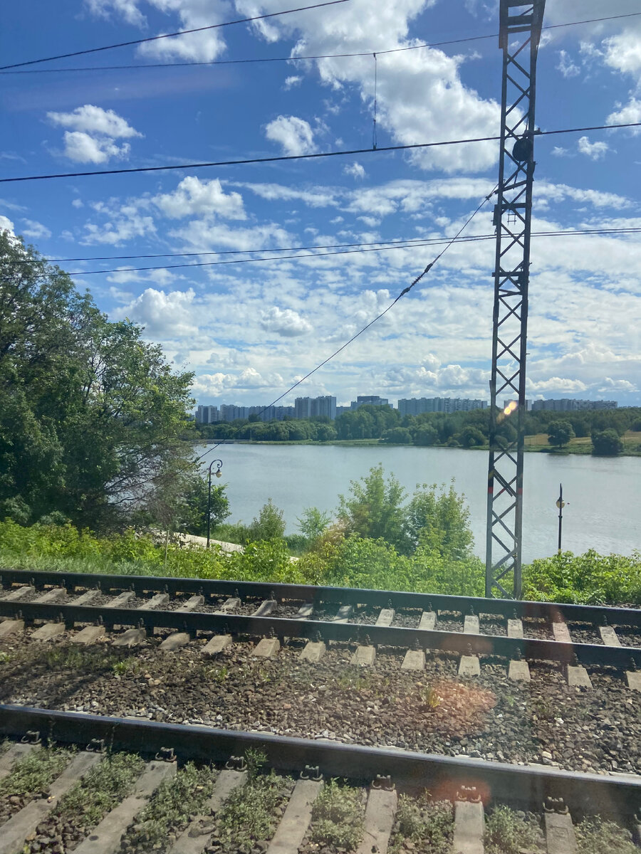 Фото автора. Вид из электрички. 