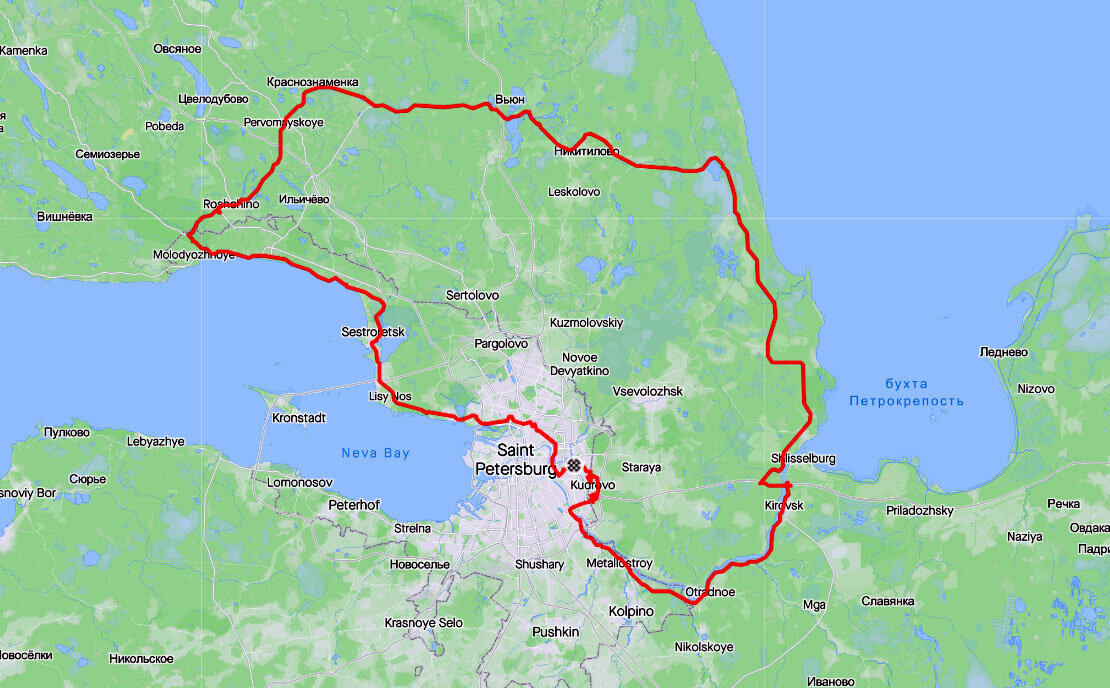 трек моей поездки