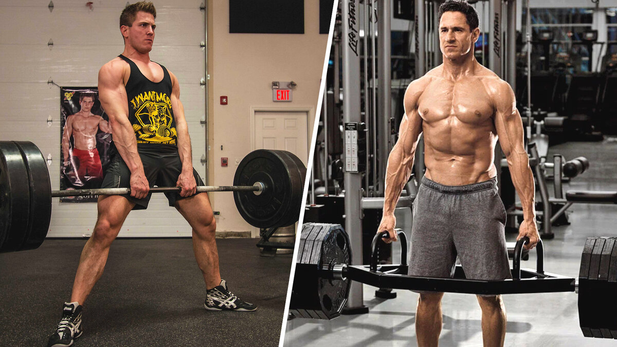 Становая тяга сумо и становая тяга с использованием трэп-грифа