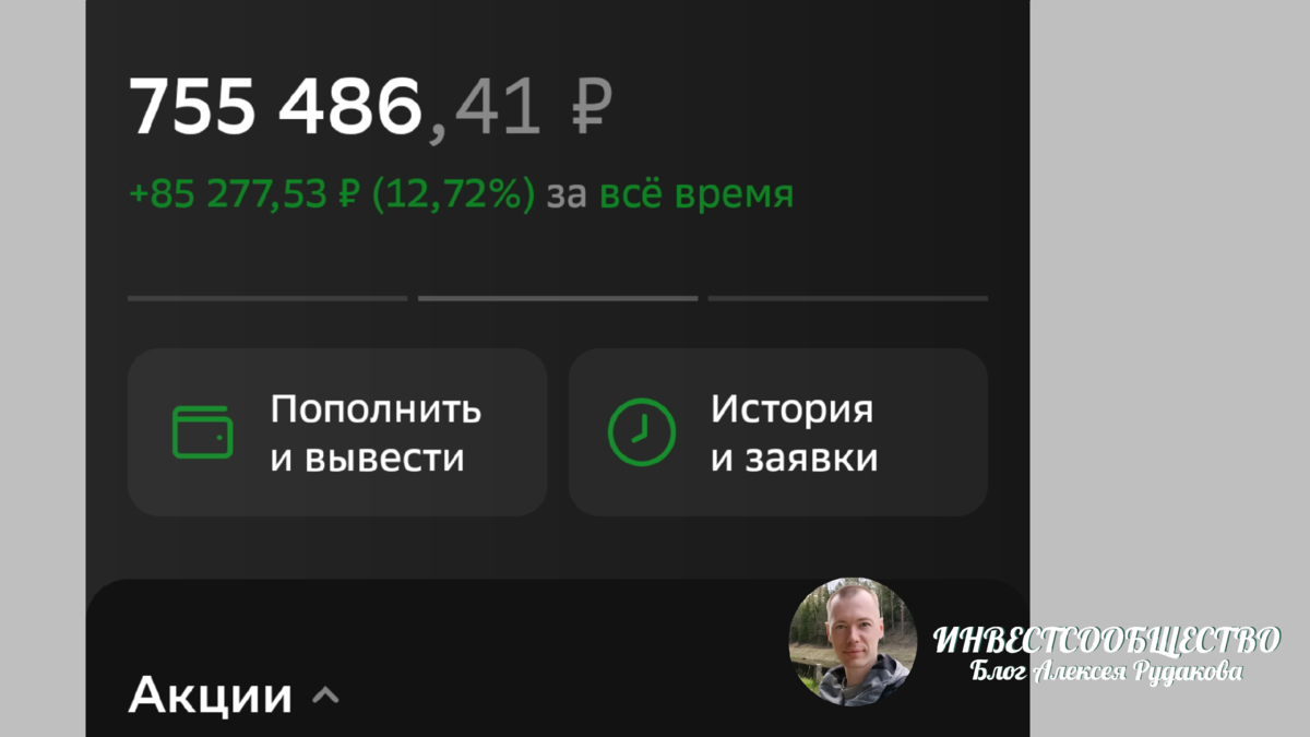 Мой дивидендный портфель